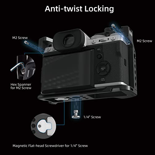 Nitze XT5 Cage for FUJIFILM X-T5 Camera - T-F03A