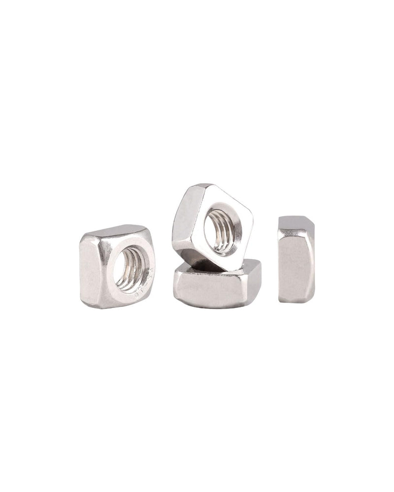 [Australia - AusPower] - M8 Square Nuts - IMScrews 304 Stainless Steel Square Nuts - Durable Fasteners for Home Repairs and Professional Engineering Pack of 10 M8 