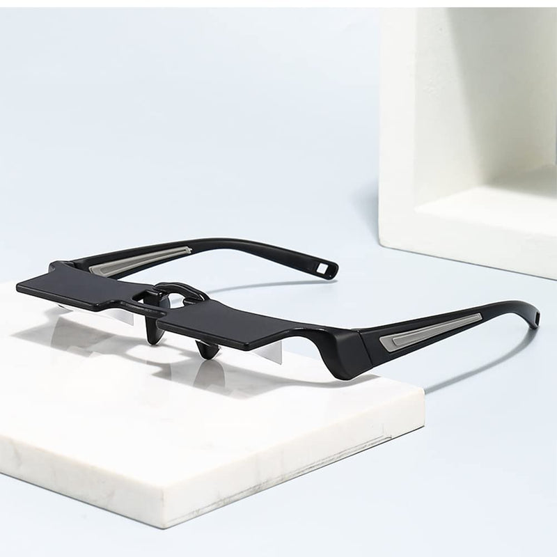 [Australia - AusPower] - Prism Glasses Lazy Glasses Horizontal Position Glasses for lying down 90 Degree Glasses for Laying Down Reading and Watching TV 