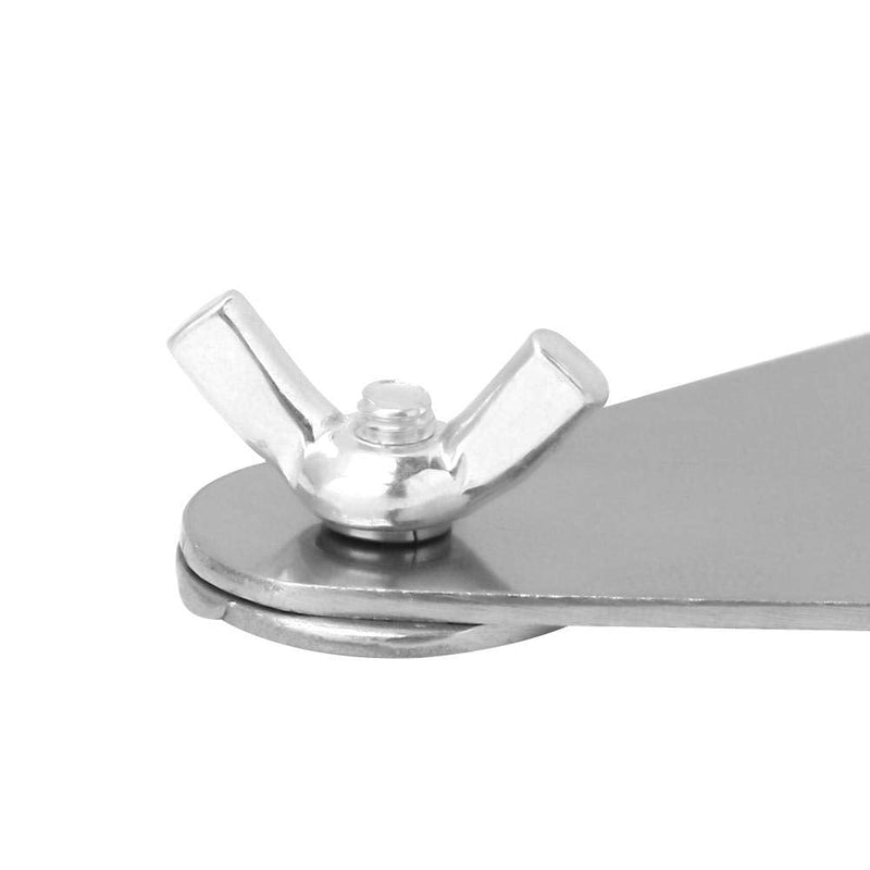 [Australia - AusPower] - Clay Caliper Tool, 10 inch Bent Leg Stainless Steel Caliper Ceramic Measuring Pottery Tool for Carving Shaping Clay Sculpture Modeling 