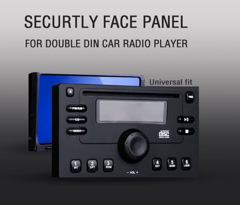 [Australia - AusPower] - 7 INCH Security Face Panel for Double Din CAR DVD Player Anti-Theft Panel 