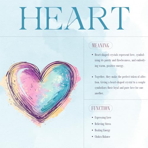 Amogeeli Volcano Cherry Quartz Love Heart Stone Ornament Wall Hanging for Indoor Outdoor Car Pendant Decoration Brown/Volcano Cherry Quartz