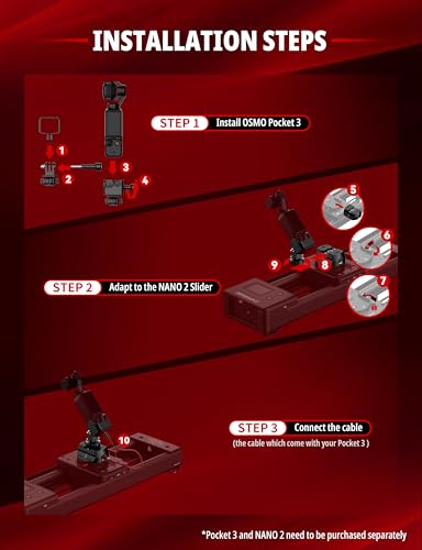 IFOOTAGE Pocket 3 Adapter for Shark Slider Nano 2