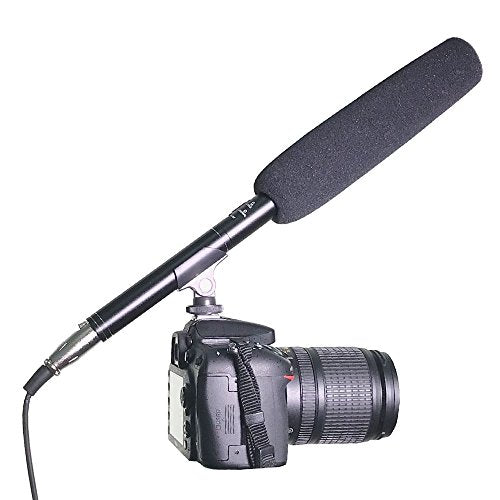 Ruittos Camera Microphone 14inch Long Shotgun Mic for Video Recording
