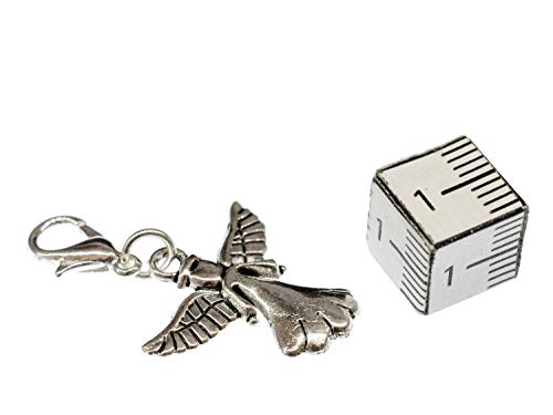 Miniblings Angel Charm Pendant Zipper Guardian Angels Saints Patrons Metal