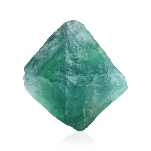 Starborn Green Fluorite Octahedron Crystal, Large - 1 piece