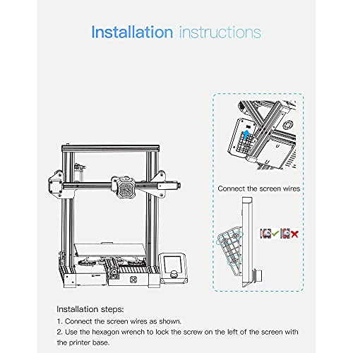 Upgrade Ender 3 V2 Intelligent Screen Kit HD Color Screen Display compatible with Ender-3 V2, ender 3 pro, ender 3 3D Printer