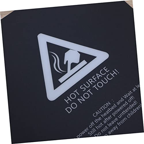 GLEAVI 3 Pcs 300x300mm 3d Printer Build Surface Aluminum Heatbed Plate with Random Adhesive Backing, Heated Bed Printing Plate for 3d Printer Heatbed Accessories