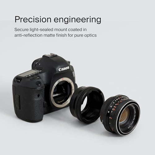 Urth Lens Mount Adapter: Compatible with Pentacon Six (P6) Lens to (EF/EF-S) Camera Body