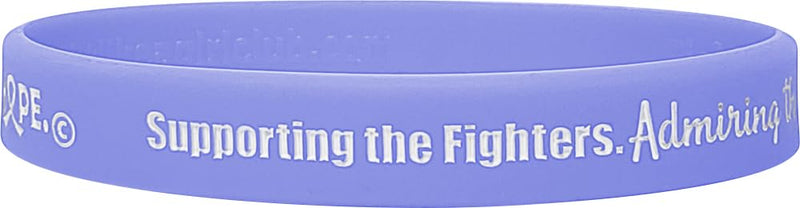 [Australia - AusPower] - Supporting the Fighters, Admiring the Survivors, Honoring the Taken Silicone Wristband (10 Pack) Periwinkle 