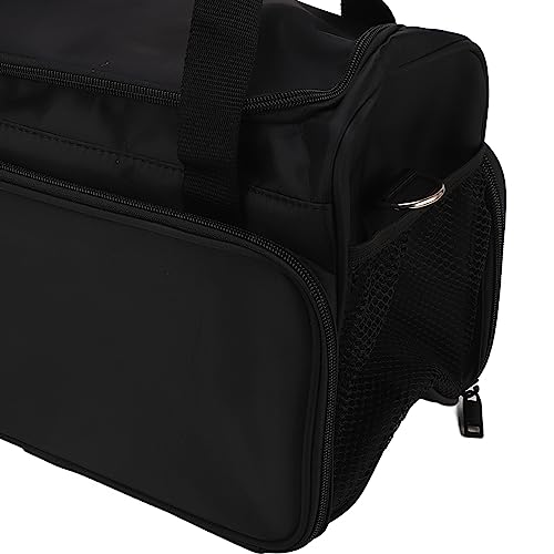 FILFEEL barber carrying bag, large-capacity black hairdressing tool messenger bag with multiple storage compartments