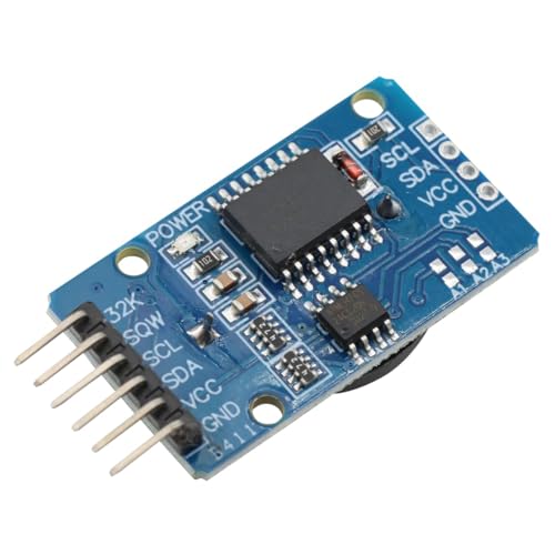 AT24C32 Real Time Clock Module 3.3-5.5V Precision Clock Module High Precision Clock Module IIC Module Memory Module for Arduino (Pack of 2)