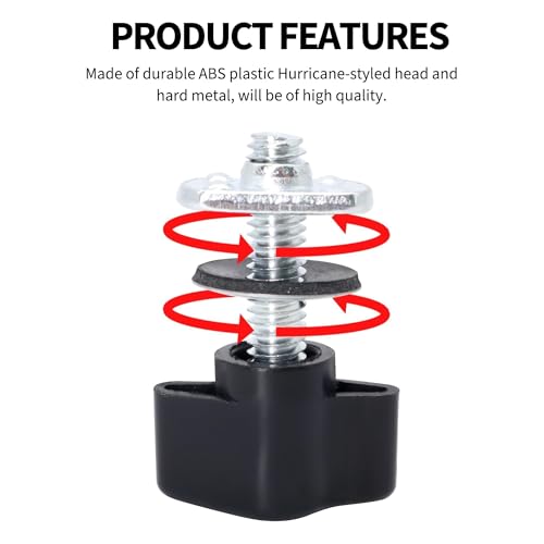 HiSport 8 pack universal hard top bolts, screw and bolt assortment set displayed together