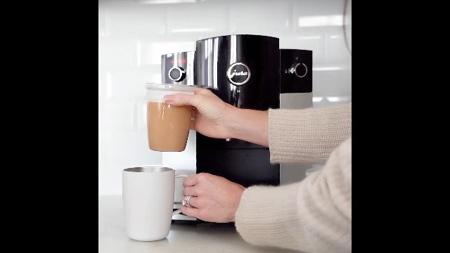 Vinglacé Stainless Steel Coffee Mug- Insulated Hot and Cold Beverage Cup with Glass Insert and Lid, 12 oz, Stone