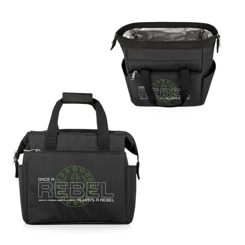 PICNIC TIME Star Wars Ahsoka Rebel On The Go Lunch Bag Cooler, Soft Cooler Lunch Box, Insulated Lunch Tote, Leak-Resistant Work Lunchbox, Reusable Thermal Cooler Bag, (Black) 10 x 6 x 10.5 Star Wars Ahsoka Rebel - Black