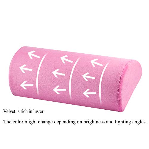 Large Memory Foam Bolster Pillow Back Pain Relief Lumbar, Neck Legs Ankle and Knee Support Pillow
