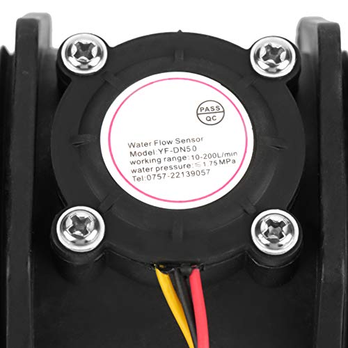 Flow Meter, DN50 G2 Turbine Flow Meter, Water Flow Meter, Water Hall Sensor Switch Meter for Water Heater, Water Treatment System