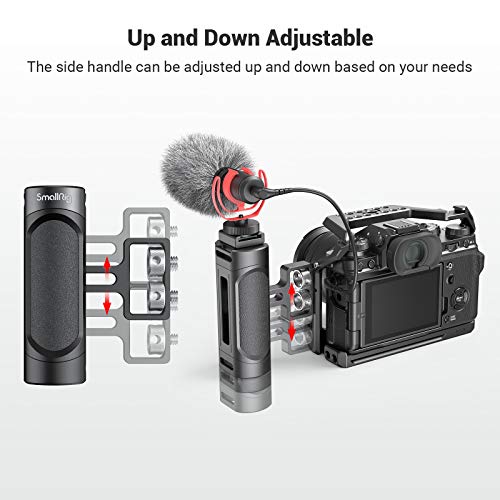 SMALLRIG 2 in 1 Camera Handle Mini Side Handle Handgrip and Top Handle