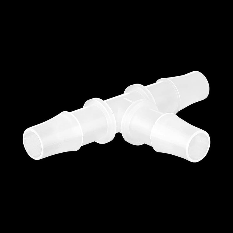 [Australia - AusPower] - Feelers 1/4" Plastic Hose Barb T Shaped Tee Type Fitting Equal Barbed 3 Way Joint Splicer Mender Union Adapter for Air Line Tube Hose (Pack of 10) 10pcs-T Shaped 