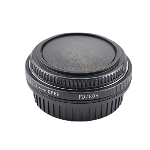 FD to EOS Adapter with Optical Glass,Compatible with for Canon FD Lens to & for Canon EOS (EF, EF-S) Mount SLR Cameras 7D 550D 500D 1000D 60D 50D, 40D, 30D, 20D, 10D 5D etc Canon FD to EOS adapter (with optical glass)