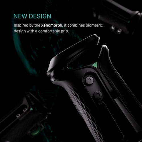 Tilta Xeno Side Handle for Filmmakers & Cameras - Titanium Gray | Secure Connection & Helps Prevent Rotation | Adjustable Height | Textured Silicone Grip | Convenient Assembly (NATO) NATO