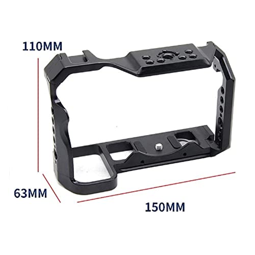 Camera Cage with TopHanle Handgrip Compatible for Nikon Z5/Z6/Z7/Z6II/Z7II Camera,Aluminum Alloy Z6 Camera Cage with Cold Shoe Mount for Microphone and Fill Light