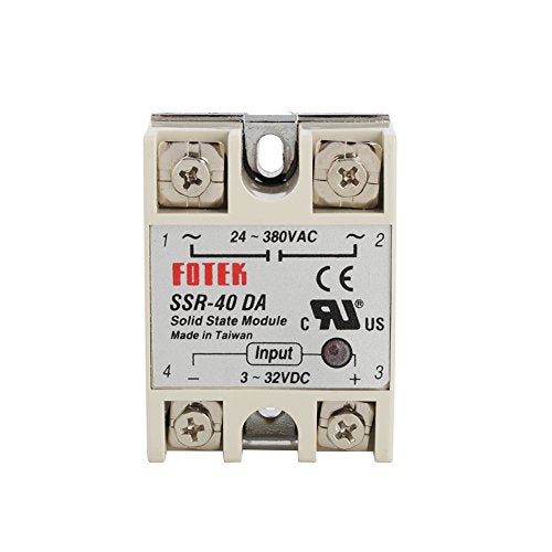 [Australia - AusPower] - Professional Digital Temperature Controller REX-C100, 40A Solid State Relay K Thermocouple GD (AC100-240V) 
