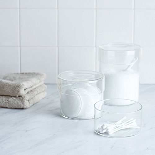 KINTO SCHALE 25763 Storage Containers and Canisters, Glass Case, 3.9 x 5.1 inches (100 x 130 mm) 100×130mm