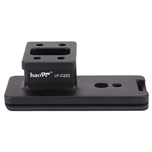 Haoge LF-C223 Lens Collar Replacement Foot Tripod Mount Ring for Canon EF 300mm f2.8L is II USM and EF 400mm f4 DO is II USM Lens Built-in Arca Type Quick Release Plate