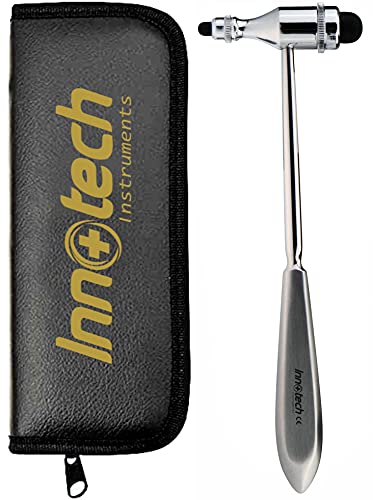 Innotech Tromner Neurological Reflex Hammer for Skin Reflexes and Surface Reactions (Silver) silver