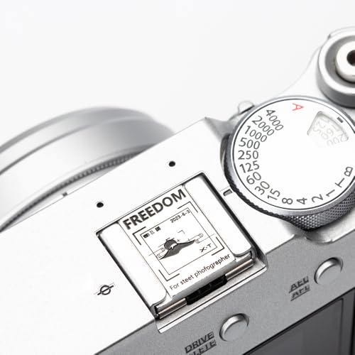 Viewfinder Sunrise Pattern Camera hot Shoe Cover for Fujifilm X100VI X100V XT5 XT4 XT30 XT50 for Nikon ZF DF Z5 Z6 (04-Aluminum Alloy) 04-Aluminum Alloy