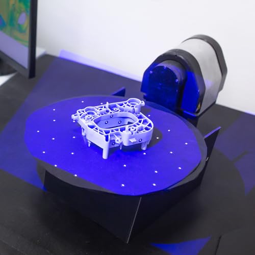 sourcing map 6 Pcs 3D Magnetic Ball Marker with 1000 Pcs 6x10mm 3D Scanning Markers 3D Tracking Dots Reference Point 3D Target Diffuse Reflection Markers 3D Scanner Turntable Compatible