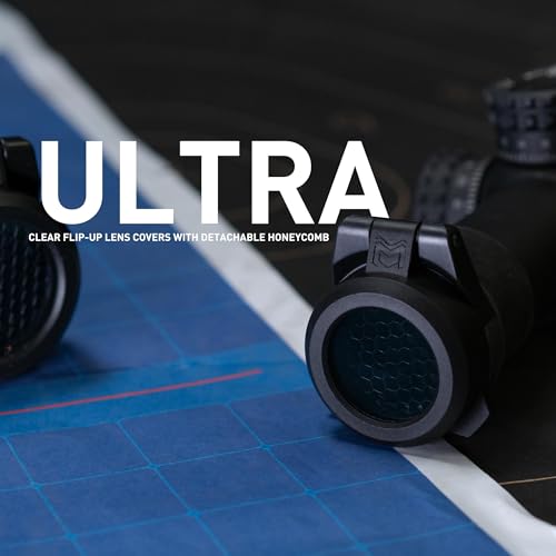 Monstrum Ultra Series Flip-Up Scope Lens Cover with Detachable Honeycomb ARD Objective Lens | 49-54 mm diameter