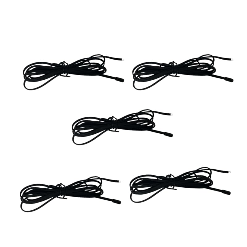 [Australia - AusPower] - 5Pcs Temperature Probe Sensor MF58B Super Waterproof TPE Injection Probe Sensor TPE6x5x15mm Thermistor 10K 3435 Iine Iength 2 Meters. 