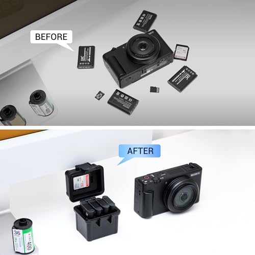 TG-7 TG-6 TG-5 Battery Case + Lens Protector Cover for Olympus TG7 TG6 TG5 TG4 TG3 TG2