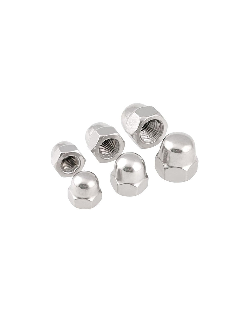 #10-24 Acorn Nuts - IMScrews 304 Stainless Steel Acorn Nuts - Durable, Rust-Resistant Fasteners for Various Applications Pack of 25 #10-24