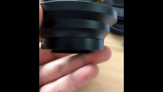 37mm 0.39X Professional HD Wide Angle Lens with Macro Lens and 37mm Phone Clip for Camcorder DSLR Camera