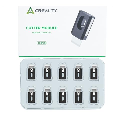 Creality 10PCS Filament Cutter Moudle for K2 Plus, 3D Printer Printer Head Quick Replacement and Fast Cut-Off Filament Cutter for K2 Plus, Creality Hi