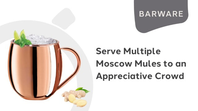Oggi Jumbo Stainless Steel Moscow Mule Mug- 102oz Copper Plated Moscow Mule Cup, Cocktail Cart & Home Bar Accessories, Moscow Mule Mugs Make Great Gifts