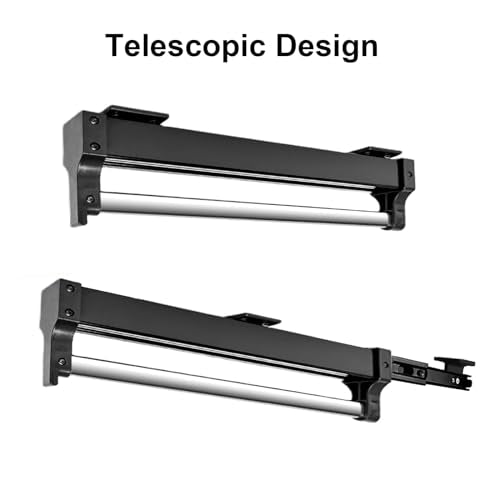 Valet Rod for Closet Pull Out, Adjustable Pants Rack Rail 11.5inch Black 11.5 inch