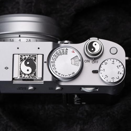 Camera Soft Release Button, Shutter Button for Fujifilm X-T5 X-T4 X-T3 X-T30 X-T30 II X-T20 X-PRO3 X100VI X100V X-E4 X-E3 for Nikon zf (Eight Diagrams Set) eight diagrams set