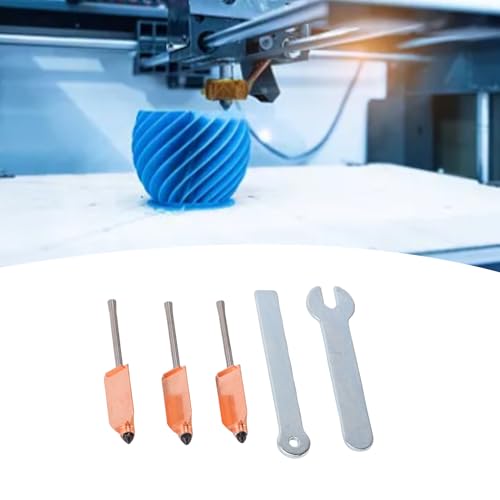 VBESTLIFE Detachable Hardened Steel Nozzle for Flashforge AD5X - 3Pcs Bimetallic High Temp Nozzles, Fast Release Replacement Hotend Kit