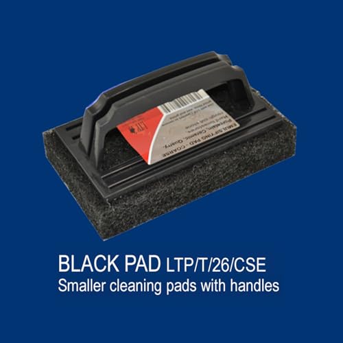 LTP Cleaning Pack3- Contains White pad with Handle, Black Pad with Handle and a Microfibre Buffing Cloth - LTP/CP/3 LTP Cleaning Pack 3