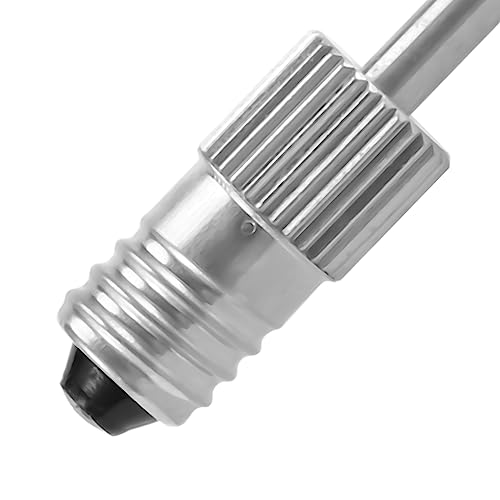 Jevina 3 Pieces Brass Soldering Tips USB Soldering Iron Head Welding Tips for Soldering Stations with E10 Interface