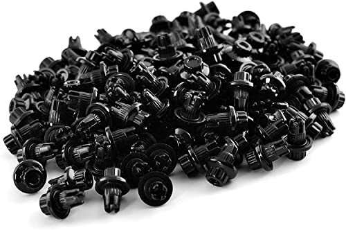 RTRHINOTUNING black wheel rim rivets, decorative wheel bolts with 7.2 mm shank diameter