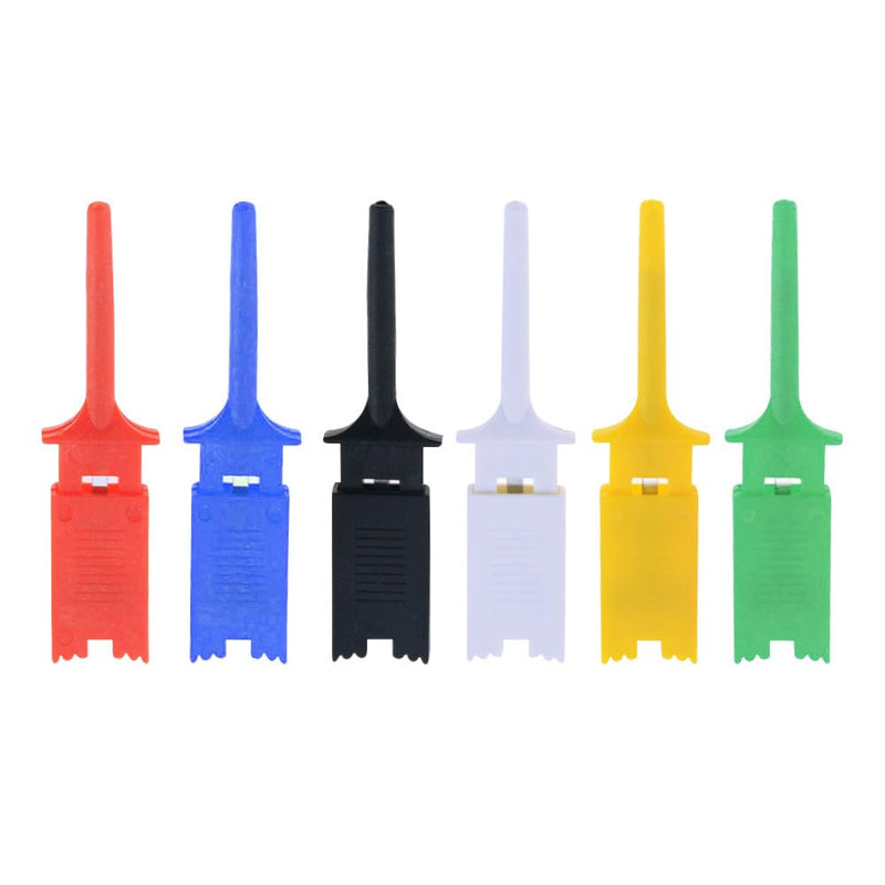 [Australia - AusPower] - Heevhas USB Logic Analyzer Device 24MHz 8CH 8 Channel UART IIC SPI Debug with Mini USB Cable + Cable + 12 Pieces Colours Test Hook Clip Set 