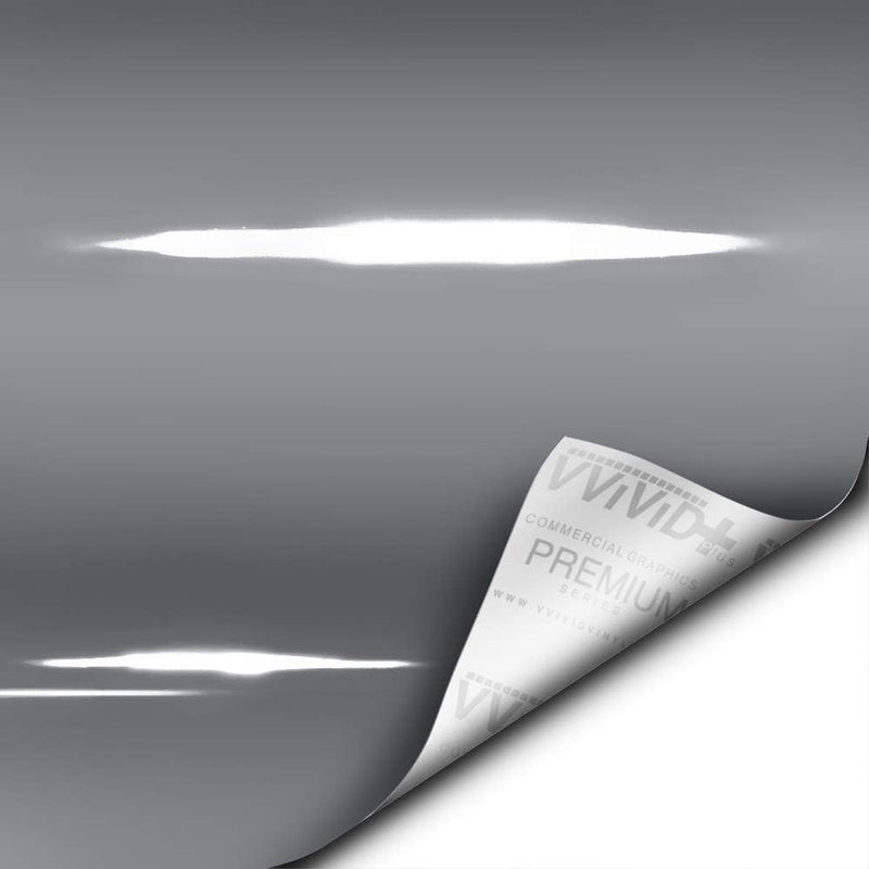 VViViD Ultra Gloss Nardo Grey Air-Release Adhesive Vinyl Pinstripe Tape Roll (1 Inch x 20ft) 1” x 20ft