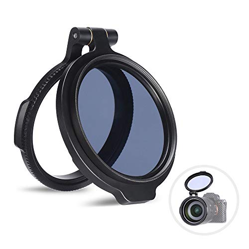 Andoer R-72 72mm Rapid Filter System Camera Lens ND Filter Metal Adapter Ring Compatible with Canon Nikon Sony Olympus DSLR Cameras