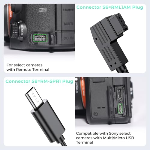 for Sony Rechargeable Camera Remote Control Wireless Shutter Release