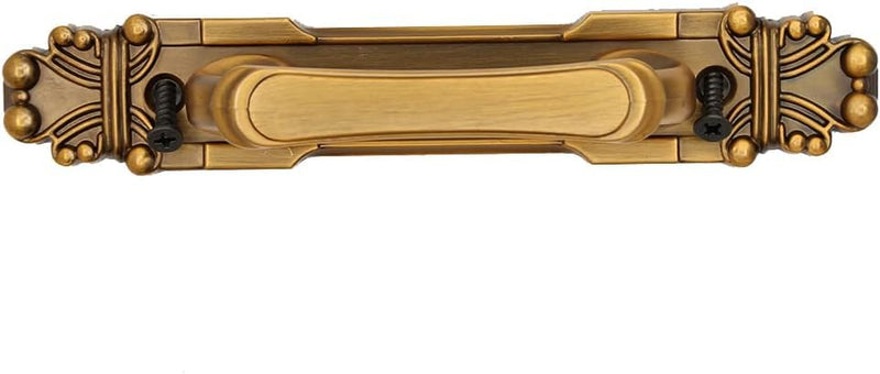 [Australia - AusPower] - European Style Barn Door Handle Antique Door Pull Handle Metal Sliding Door Handle for Cabinet Hardware Drawer Cupboard Accessory (2) 2 